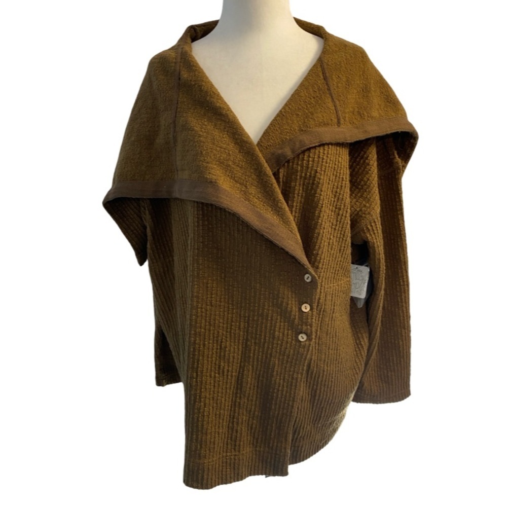 Free People Beach NWT Nora Cardigan Sz XS
Knit Floppy Collar Ribbed Sweater